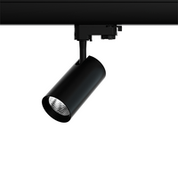 3-Phasen-LED-Schienenstrahler schwarz