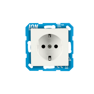 ION INDUSTRIES | WALL SOCKET | RA | E1 | MATTE ALPIN WHITE