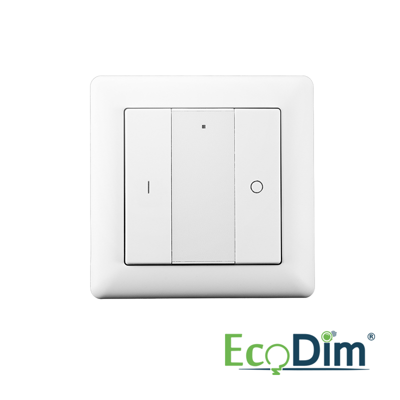 ECODIM | WIRELESS ZIGBEE SWITCH | 1 GROUP | WHITE