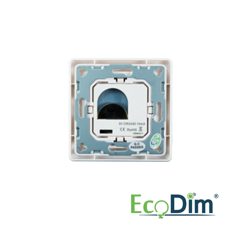 ECODIM | WIRELESS ZIGBEE SWITCH | 2 GROUPS | WHITE
