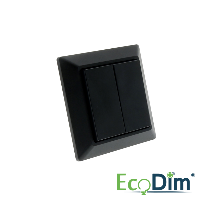 ECODIM | WIRELESS ZIGBEE SWITCH | BLACK | FRIENDS OF PHILIPS HUE