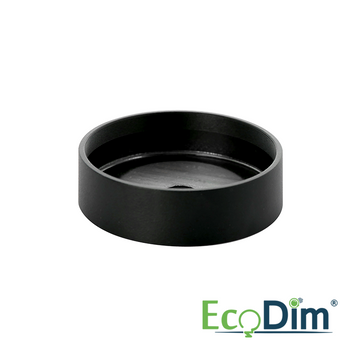 ECODIM | SURFACE-MOUNTED FURNITURE SPOTLIGHT | ROUND | BLACK