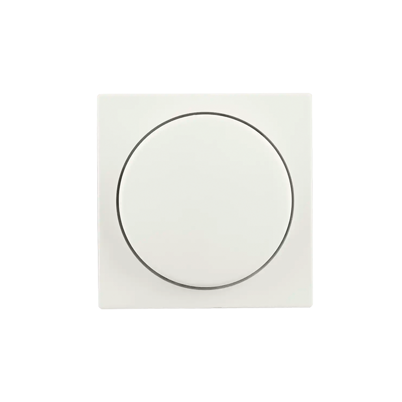 ION INDUSTRIES | CENTRAALPLAAT | DIMMERKNOP | ENKELVOUDIG | V1/J1 | MAT ALPIN WIT