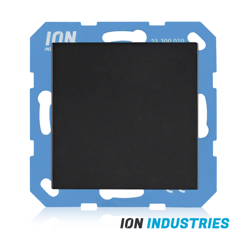 blindplaat-zwart-ral9017