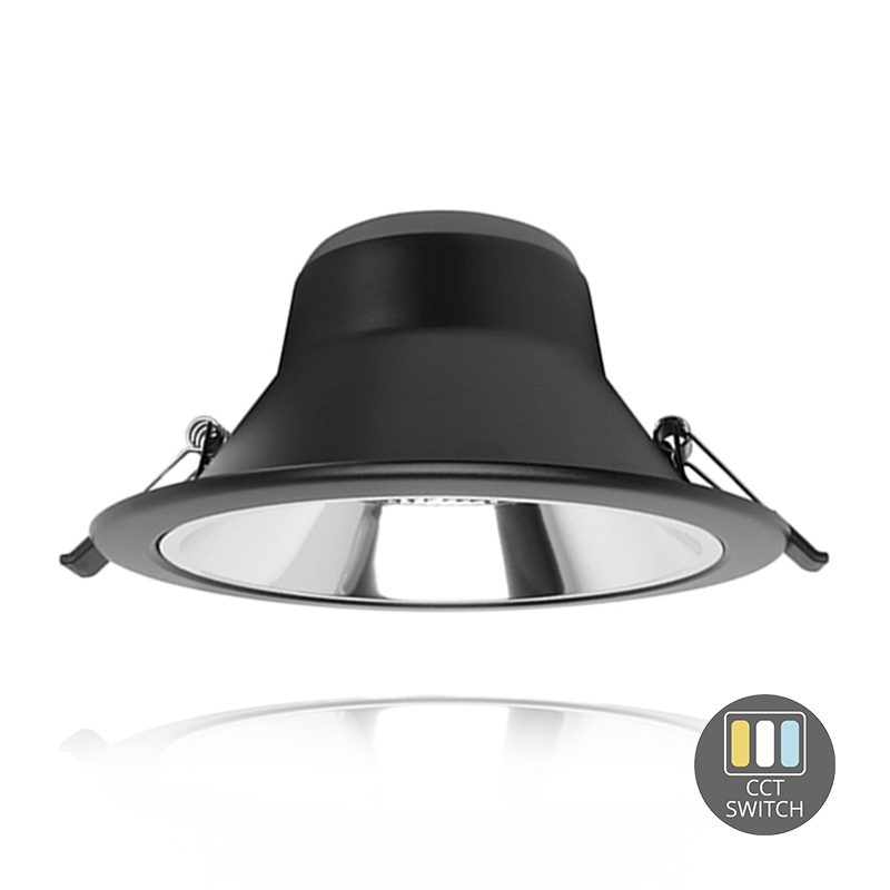 LED DOWNLIGHT | SIA | CCT-SWITCH | Ø145 | 15W | ZWART