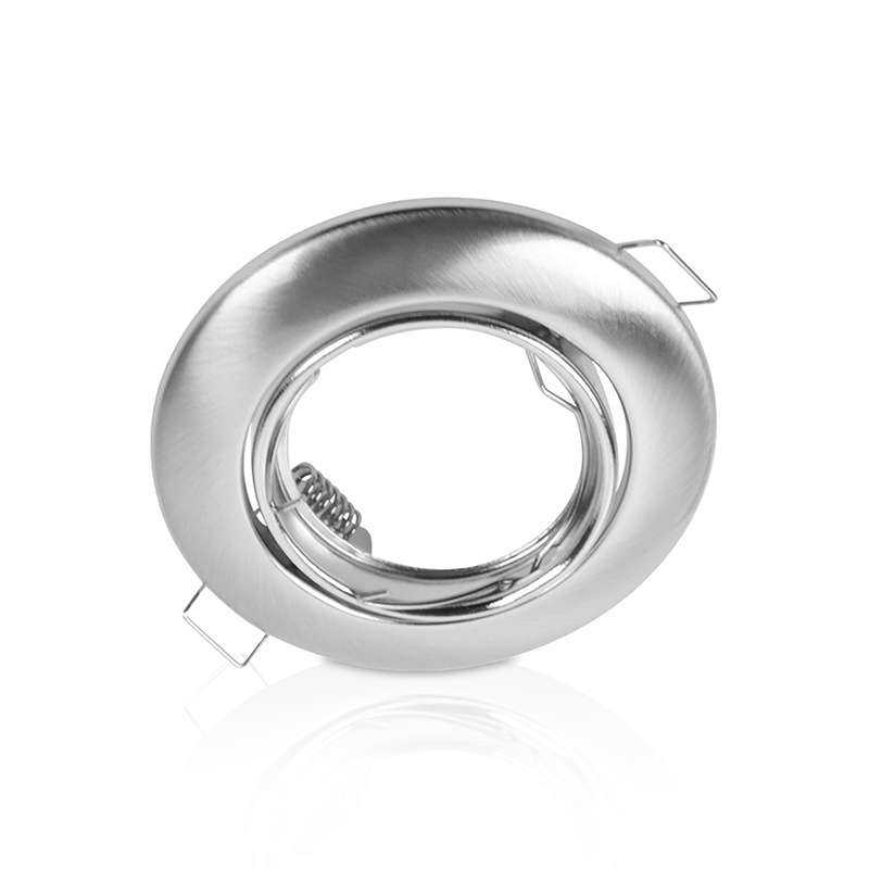 zilveren spots inbouw armatuur