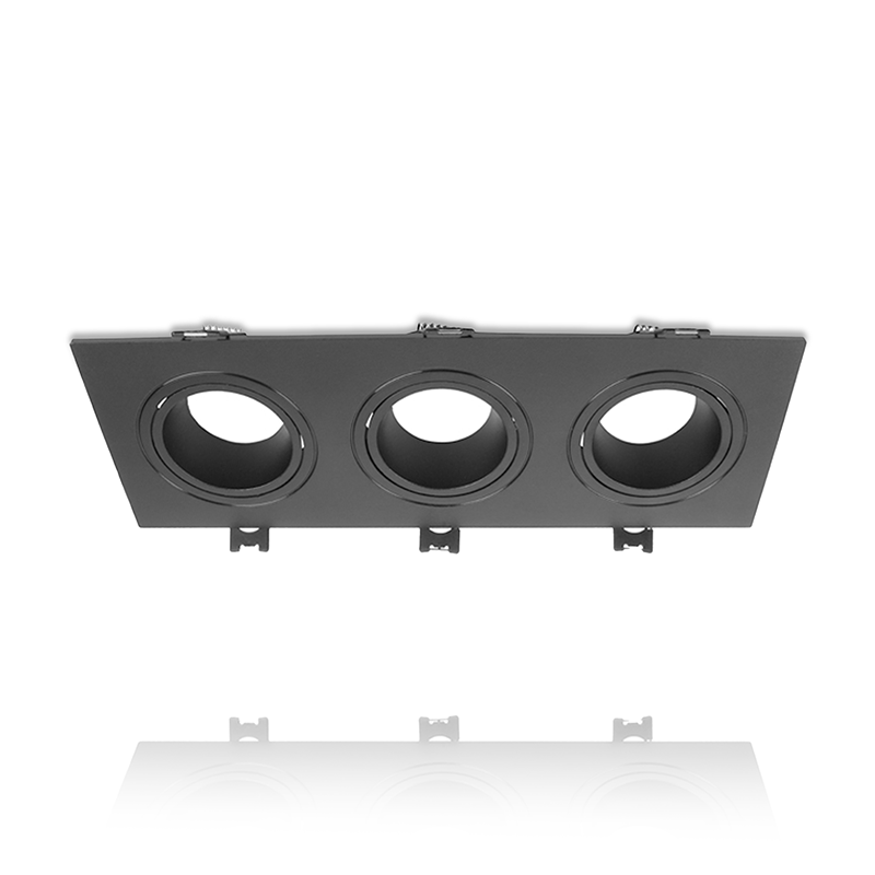 kantelbare gu10 armatuur zwart