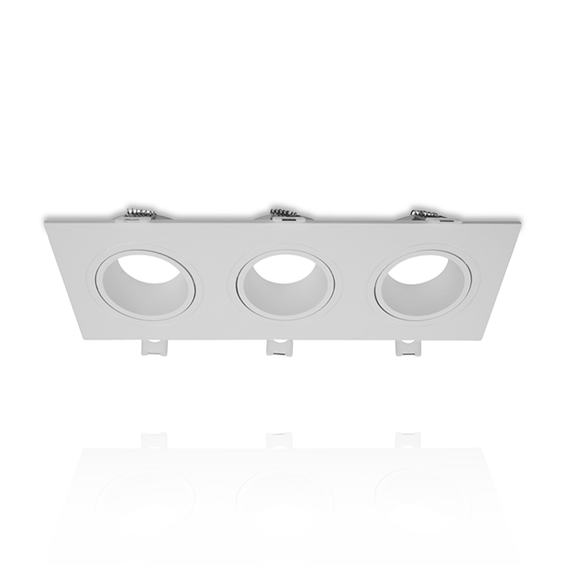 gu10 armatuur 3 voudig wit