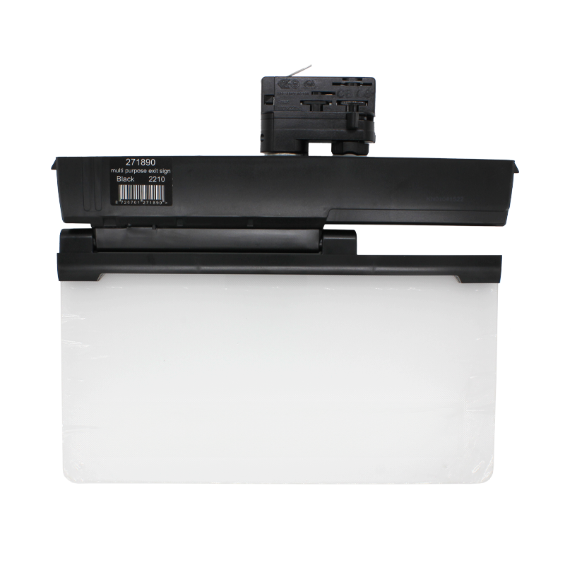 led noodverlichting zwart 3 fase