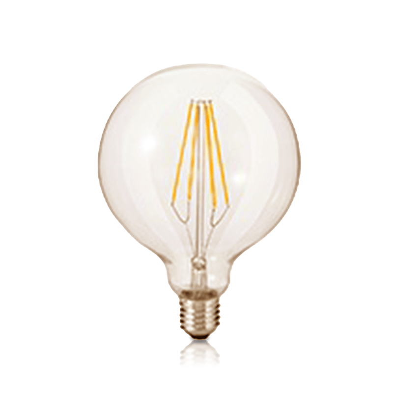 LED Filament Bulb G125 4W Amber