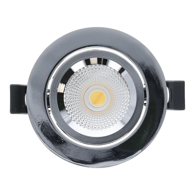 LED INBOUWSPOT | 5W | Ø82mm | DIMBAAR | SLIM-FIT | CHROOM