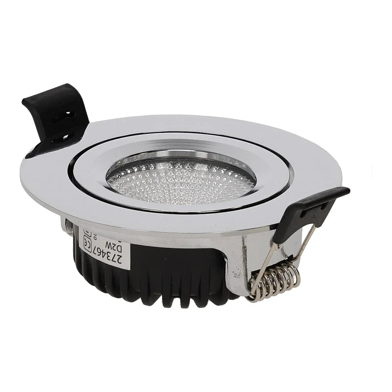 LED INBOUWSPOT | 5W | Ø82mm | DIMBAAR | SLIM-FIT | CHROOM