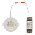 LED INBOUWSPOT | 5W | Ø81mm | DIM TO WARM | SLIM-FIT | WIT