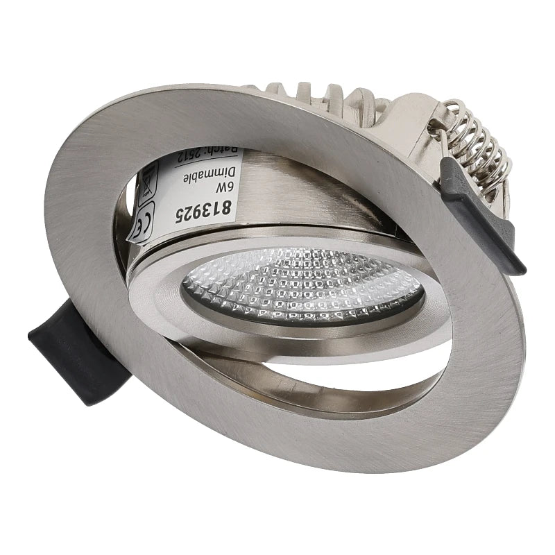 LED INBOUWSPOT | 5W | Ø82mm | DIMBAAR | SLIM-FIT | ZILVER
