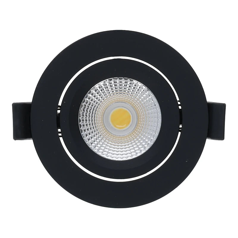 LED INBOUWSPOT | VARDA | SLIM-FIT | 5W | DIM | ZWART | DTW