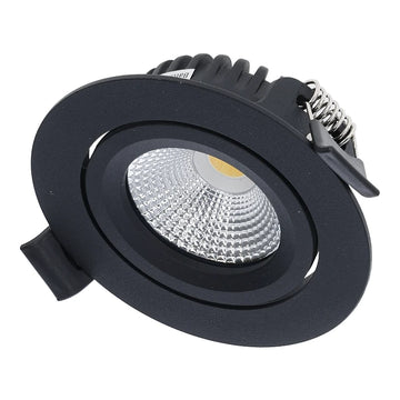 LED INBOUWSPOT | VARDA | SLIM-FIT | 5W | DIM | ZWART | DTW