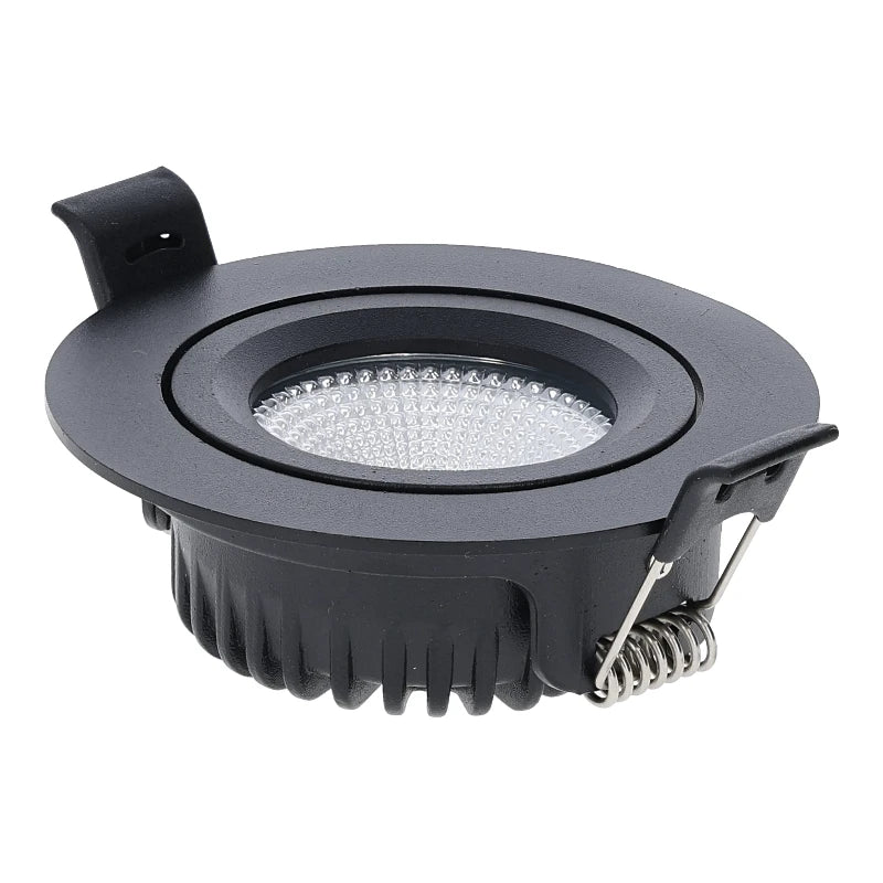 LED INBOUWSPOT | 5W | Ø81mm | DIM TO WARM | SLIM-FIT | ZWART