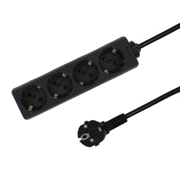 viervoudige-tafelcontactdoos-zwart-3-meter