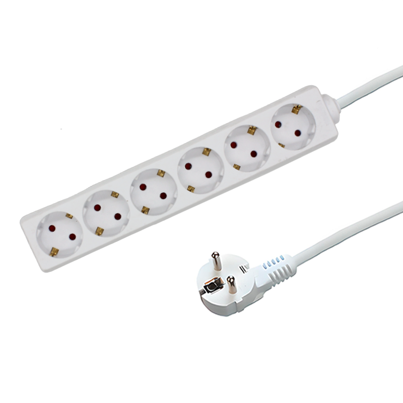 zesvoudige tafelcontatdoos zesvoudig