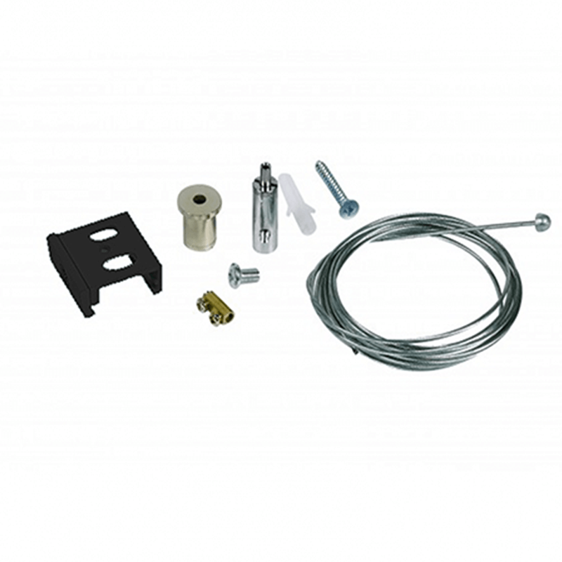 PENDELSET | 5 METER | ZWART | VOOR 3-FASE RAILS