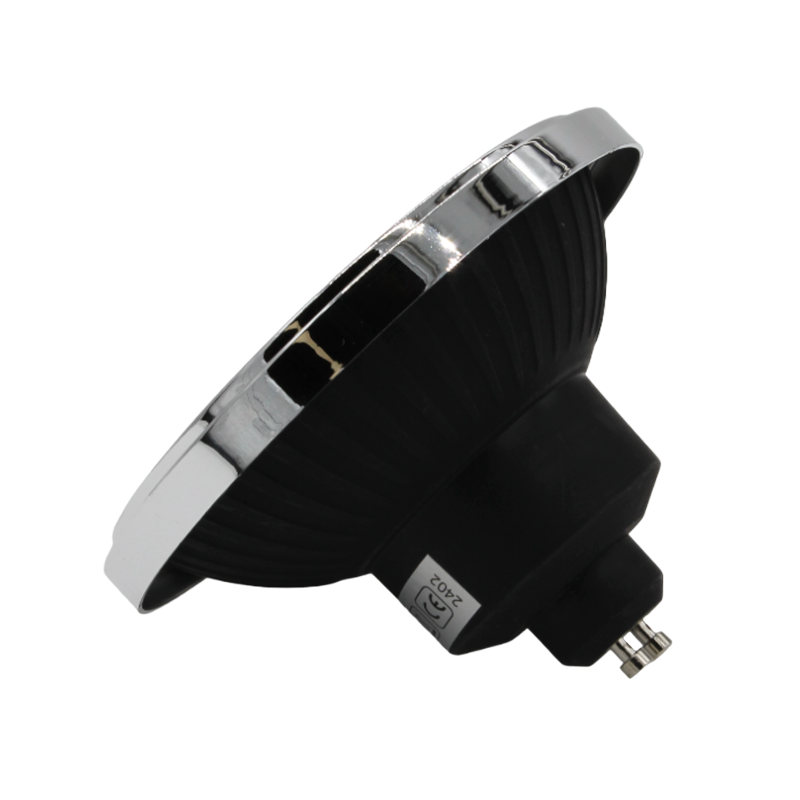 LED AR111 | GU10 | SPOT | 45° | 12W | ZWART