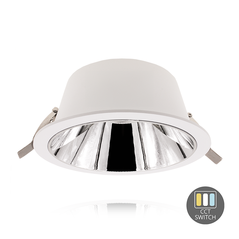 LED DOWNLIGHT | KERBER | CCT-SWITCH | Ø145MM | 16W | WIT