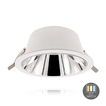 LED DOWNLIGHT | KERBER | CCT-SWITCH | Ø145MM | 16W | WIT