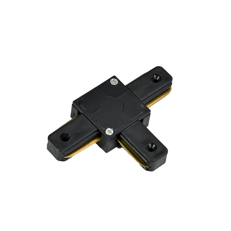 1-PHASE RAIL T-SHAPED CONNECTOR BLACK