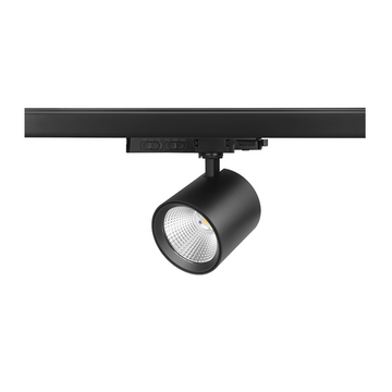 3-FASE RAILSPOT | JAZZ | 10W-20W-30W | ZWART | DIMBAAR | CCT-SWITCH