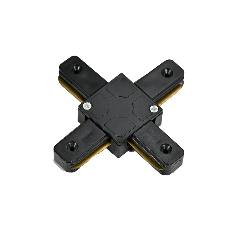 1-FASE RAIL X-VORM CONNECTOR ZWART