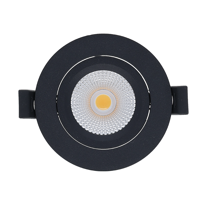 LED RECESSED SPOTLIGHT | VARDA | SLIM-FIT | 5W | DIM | BLACK | 2700K