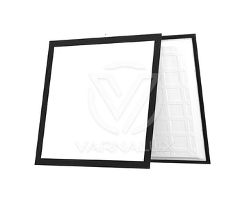 Varnalux LED Backlit Panel 62×62 Black Frame 3CCT Switch (3000K/4000K/6000K)