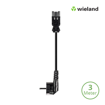 Wieland GST18/3P Netsnoer 3 meter 3×1.5mm2