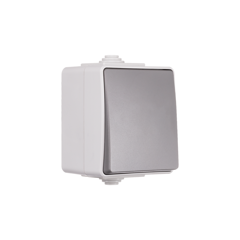 ION INDUSTRIES | OPBOUW WISSELSCHAKELAAR | IP55 | GRIJS