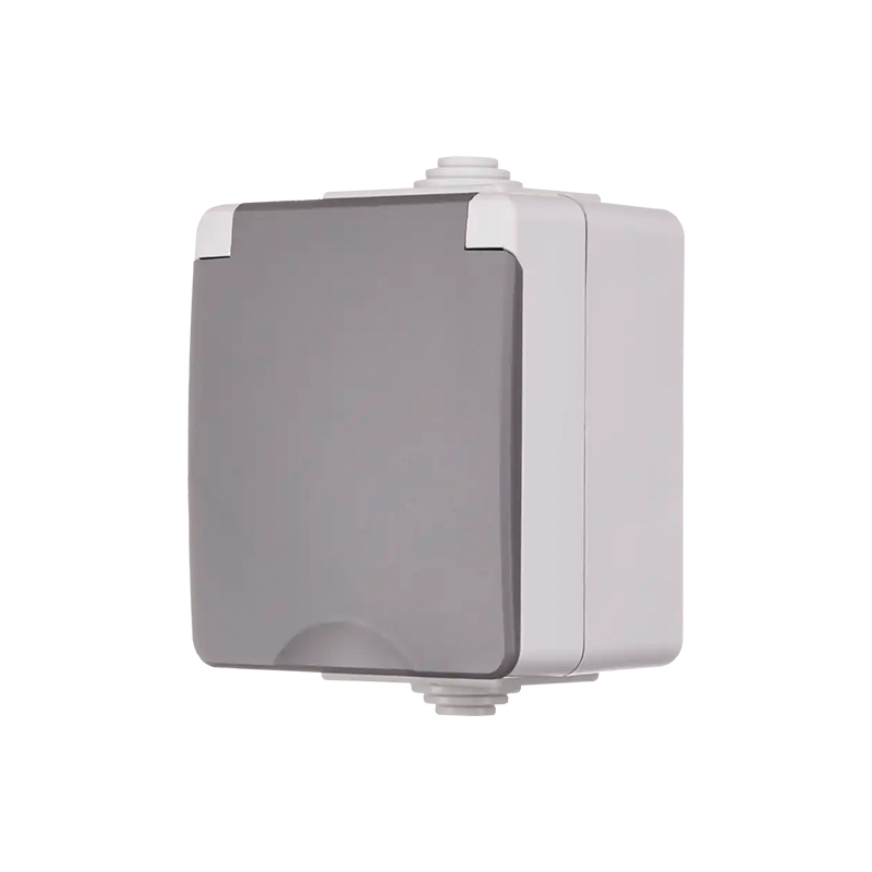 ION INDUSTRIES | OPBOUW WANDCONTACTDOOS | IP55 | GRIJS