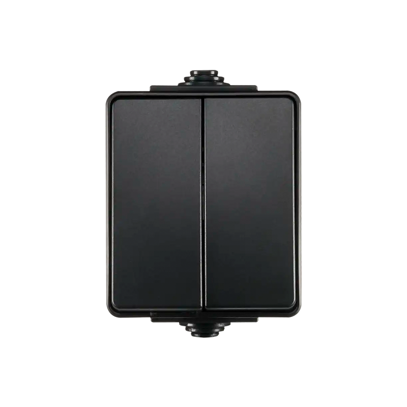 ION INDUSTRIES | OPBOUW SERIESCHAKELAAR | IP55 | ZWART