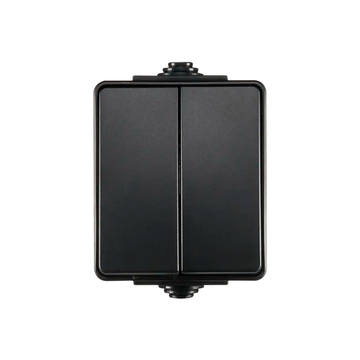 ION INDUSTRIES | OPBOUW SERIESCHAKELAAR | IP55 | ZWART