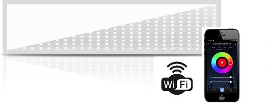 SMART LED PANEEL 120x30 | WIFI | 36W | RGB+CCT 3000-6000K | DIMBAAR
