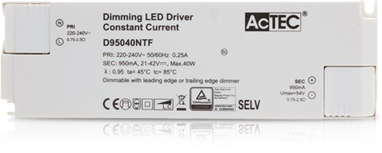 ACTEC | CONSTANT CURRENT | DIMBAAR | DRIVER | 20-40W