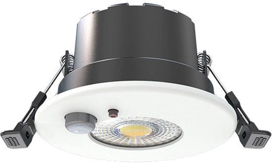 LED INBOUWSPOT | 6W | Ø85mm | MET SENSOR | DIMBAAR | IP65 | WIT