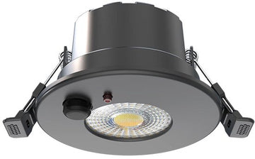 LED INBOUWSPOT | 6W | Ø85mm | MET SENSOR | DIMBAAR | IP65 | ZWART