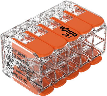 WAGO® LASKLEM | 10 DRADEN | 0.2-4.0MM² | PER 15 STUKS
