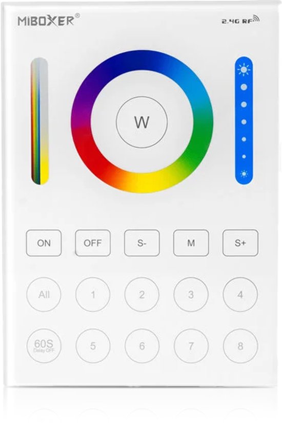 MI-LIGHT AFSTANDSBEDIENING | 8 GROEPEN | RGB+CCT