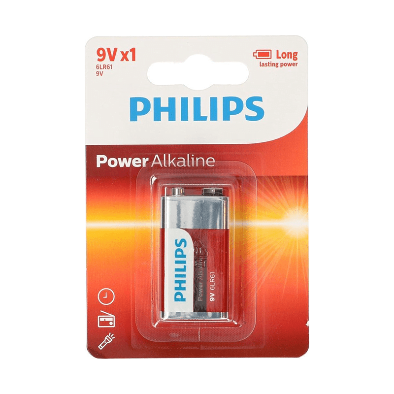PHILIPS | POWER | ALKALINE | 9V | BATTERIJ