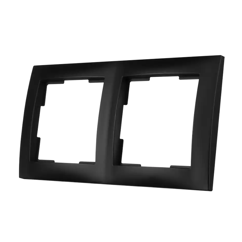 afdekraam-2-voudig-matzwart