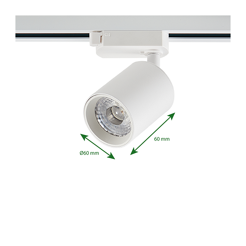 1-fase-spannings-rail-spot-wit-gu10