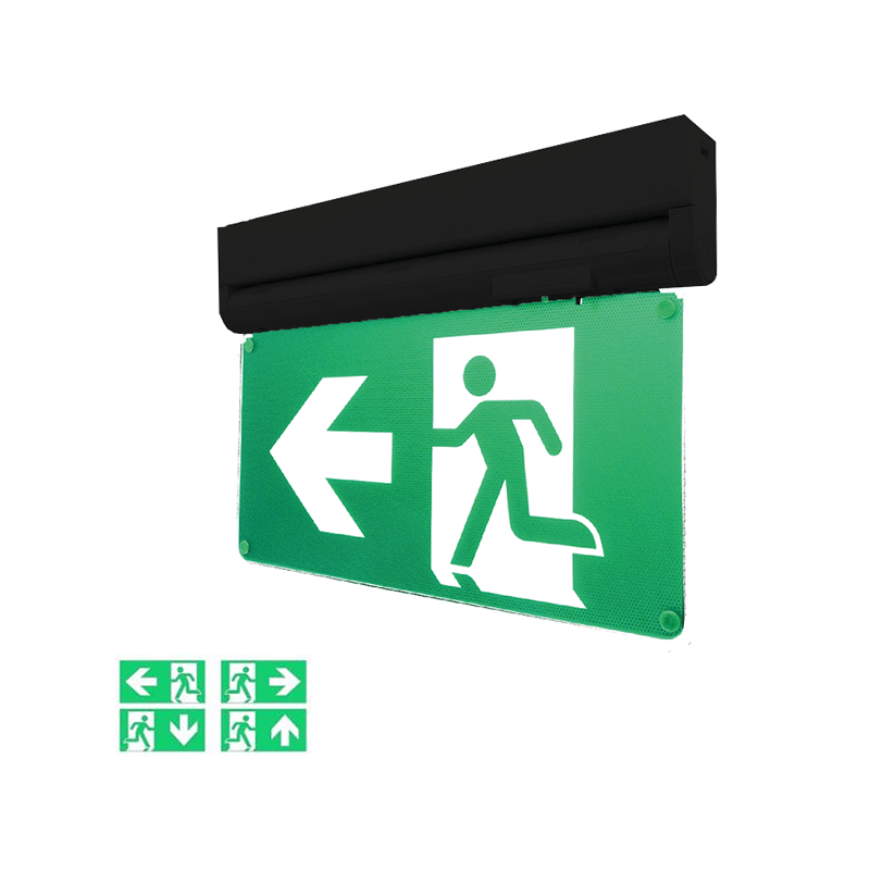 NOODVERLICHTING | MIRA | ZWART | 3.5W | IP20 (INCLUSIEF PLAATJES)