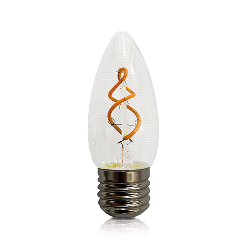 LED FILAMENT | E27 | KAARSLAMP | DIMBAAR | CLEAR | 2W