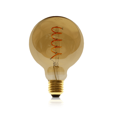 LED Filament Bulb G95 Amber 4W