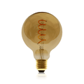 led globe e27 ledlamp amber kleurig